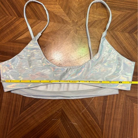 Iridescent rave outfit (or swimwear) - Picture 4 of 12